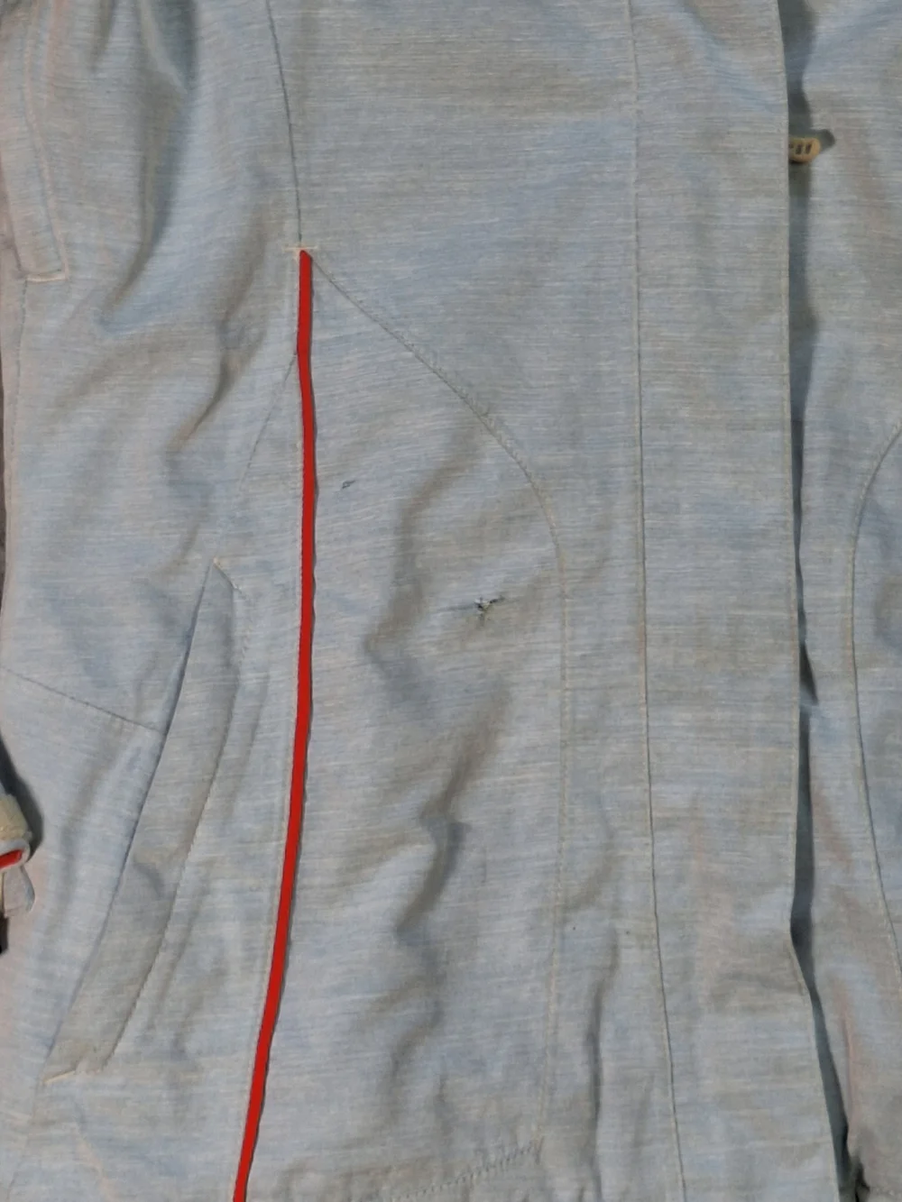 Salomon AdvancedSkin Dry Women's Heather Light Blue Hooded Ski Jacket Size S